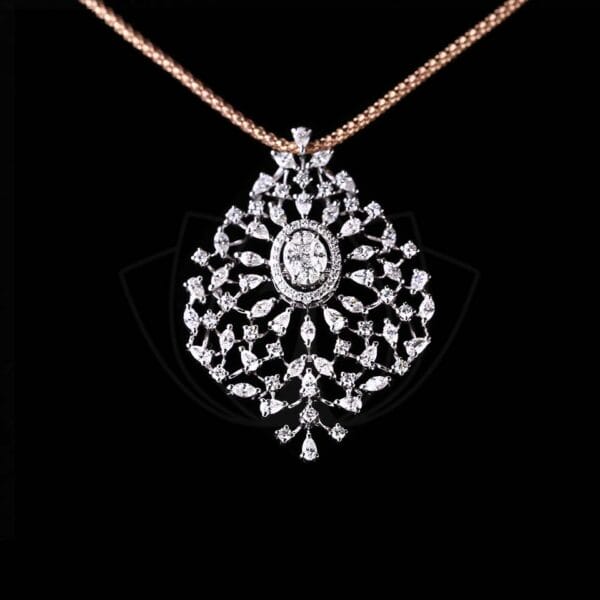 Stunning Serenity Diamond Pendant made from VVS EF diamond quality with 2.68 carat diamonds