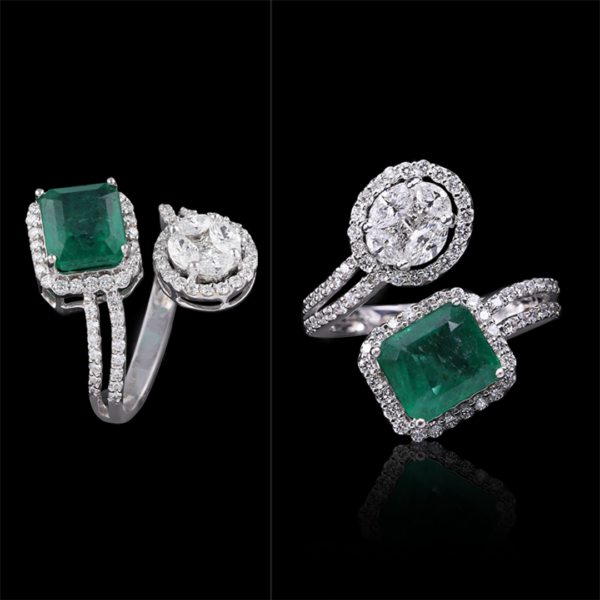 Iconic Emerald and Diamond Ring