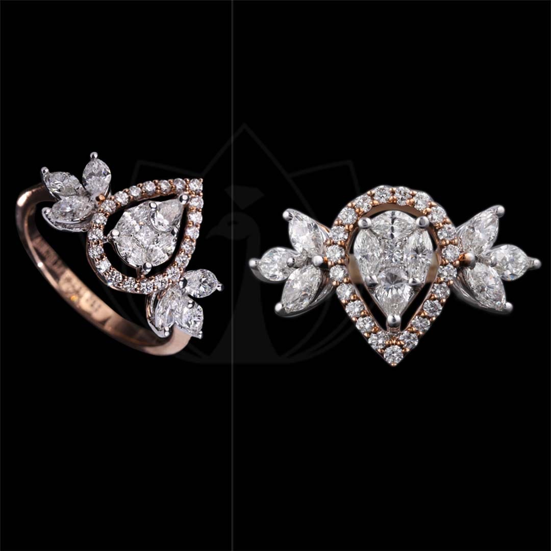 Enticing Wonder Diamond Ring made from VVS EF diamond quality with 1.06 carat diamonds