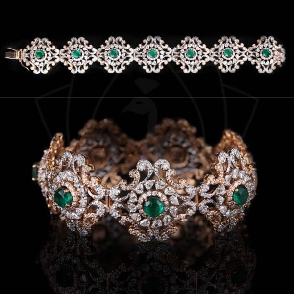 Her Highness Diamond Bracelet made from VVS EF diamond quality with 6.1 carat diamonds