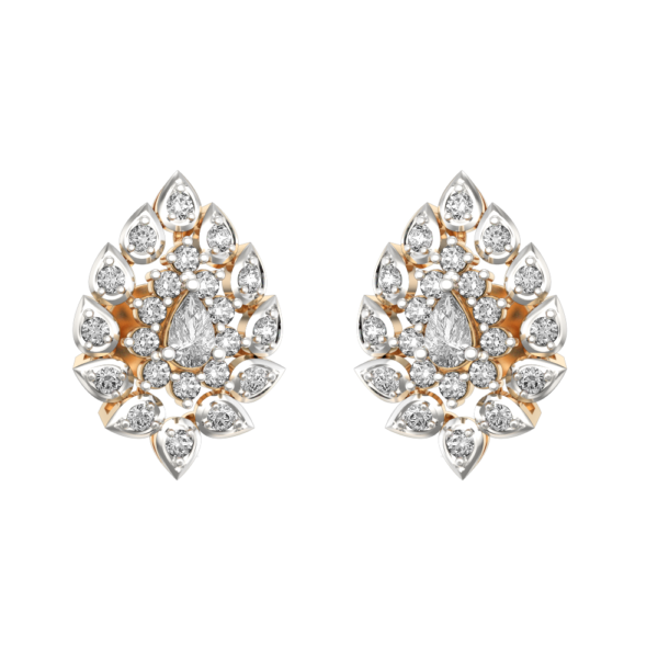 VVS EF Grade 0.15 Ct Extravagant Ecstasy Solitaire Diamond Earrings with 1.45 carat diamonds