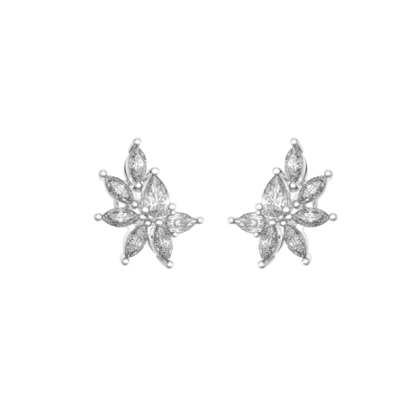 0.15 Ct Suave Scintillations Solitaire Diamond Earrings made from VVS EF diamond quality with 1.32 carat diamonds