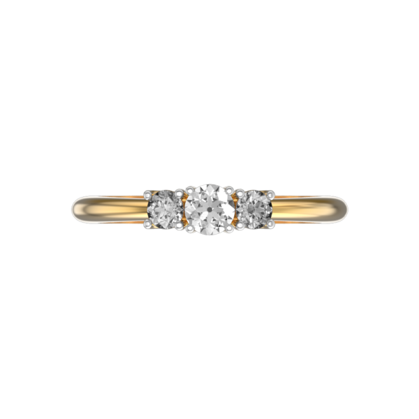 View of the 0.20 ct Triplet Twinkle Solitaire Diamond Ring in close up