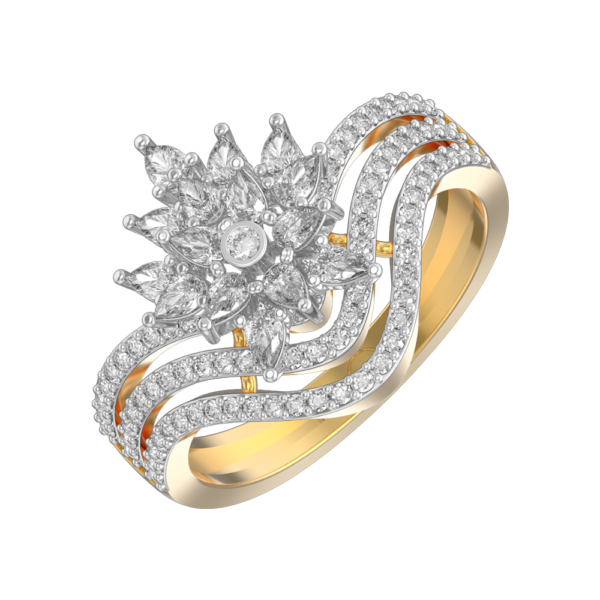 Admirable Aphrodite Diamond Ring made from VVS EF diamond quality with 0.91 carat diamonds