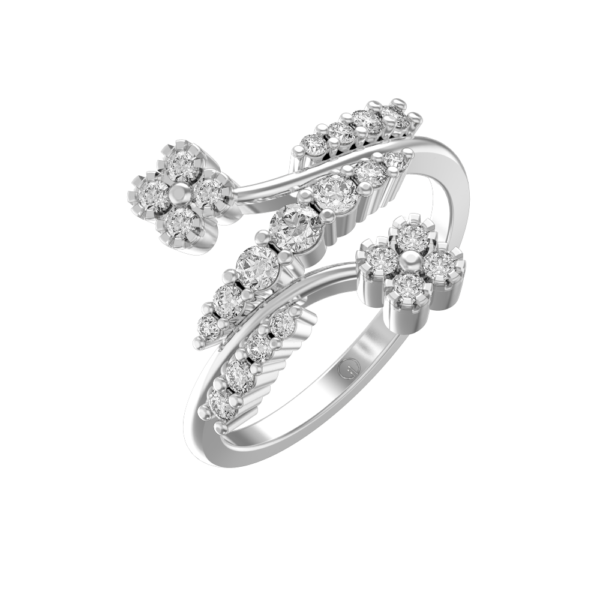 Angelic Awe Diamond Ring made from VVS EF diamond quality with 0.68 carat diamonds