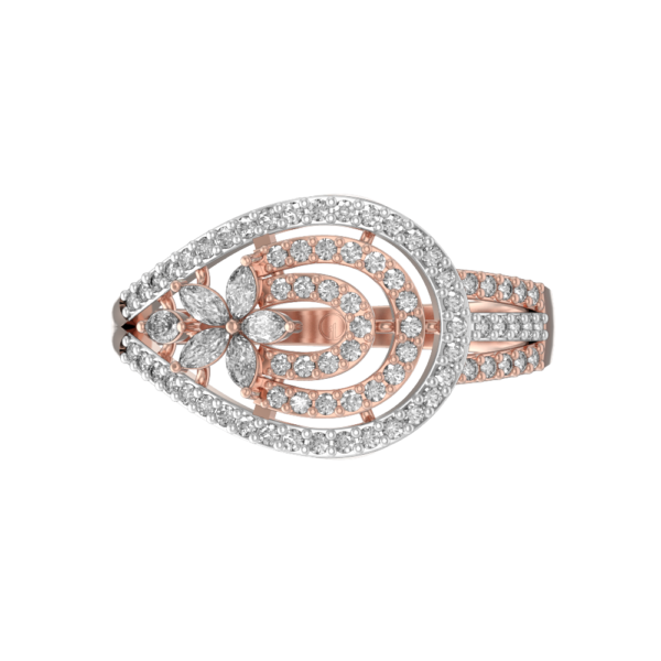 View of the Breathtaking Bliss Diamond Ring in close up