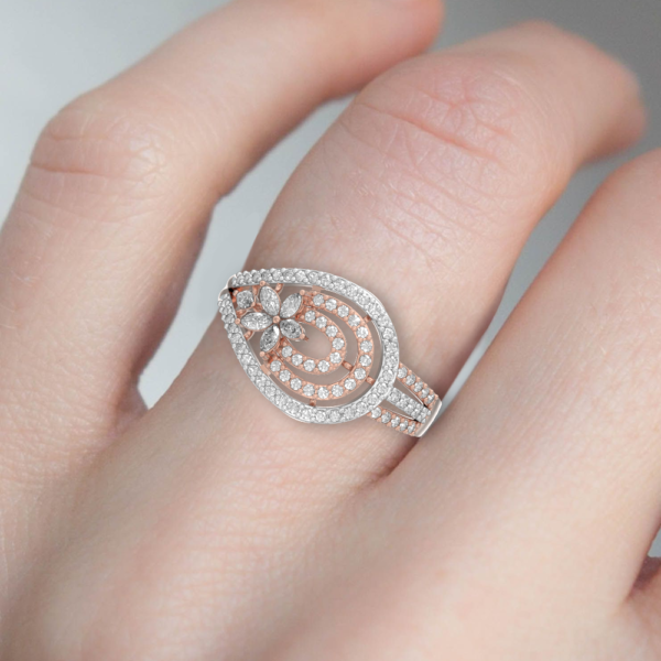 Human wearing the Breathtaking Bliss Diamond Ring