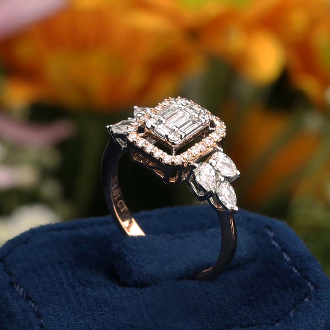 Uniquely designed Khwaahish diamond ring from Khwaahish