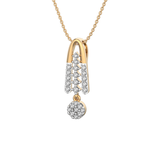 Charming Church Bell Diamond Pendant made from VVS EF diamond quality with 0.5 carat diamonds