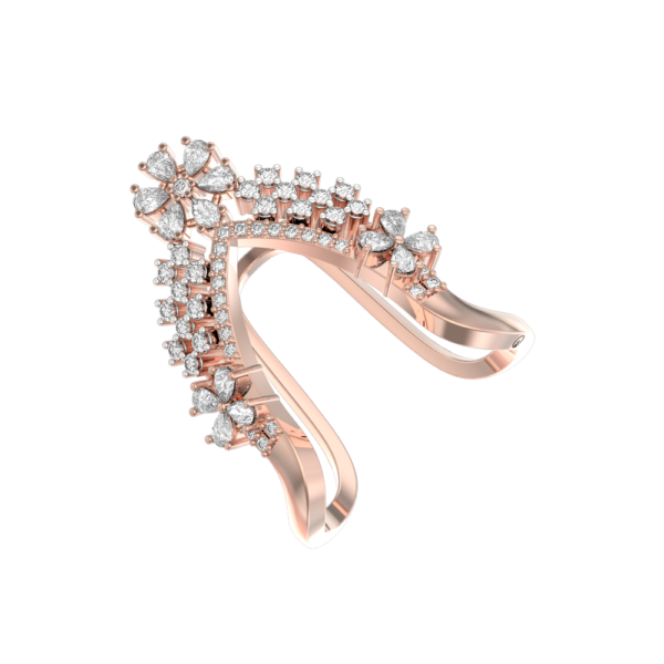 Crowning Charms Diamond Vanki Ring made from VVS EF diamond quality with 0.9 carat diamonds