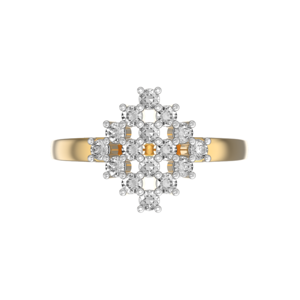 View of the Divine Dreams Diamond Ring in close up