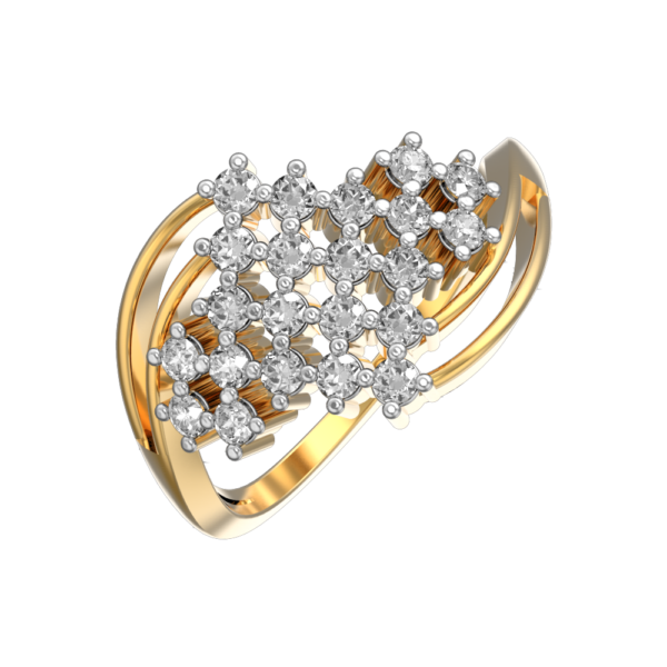 Enthralling Enigma Diamond Ring made from VVS EF diamond quality with 0.5 carat diamonds