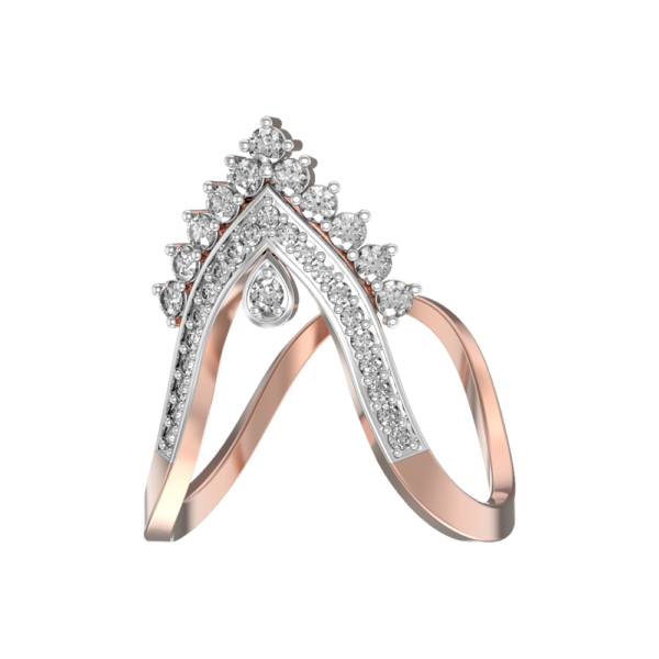 An additional view of the Eternal Empress Diamond Ring