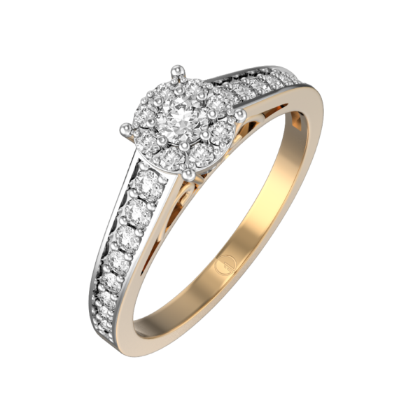 Ethereal Elodie Diamond Ring made from VVS EF diamond quality with 0.32 carat diamonds