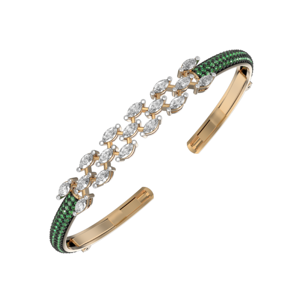 VVS EF Grade Gorgeous Nature Diamond Bracelet with 1.7 carat diamonds