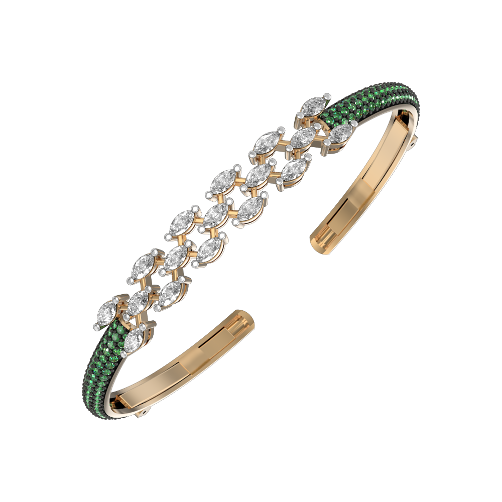 VVS EF Grade Gorgeous Nature Diamond Bracelet with 1.7 carat diamonds