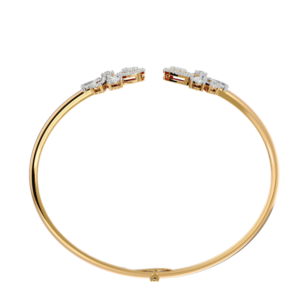 An additional view of the Graceful Stunner Diamond Bracelet