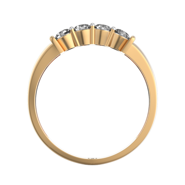 An additional view of the Luring Laila Diamond Ring