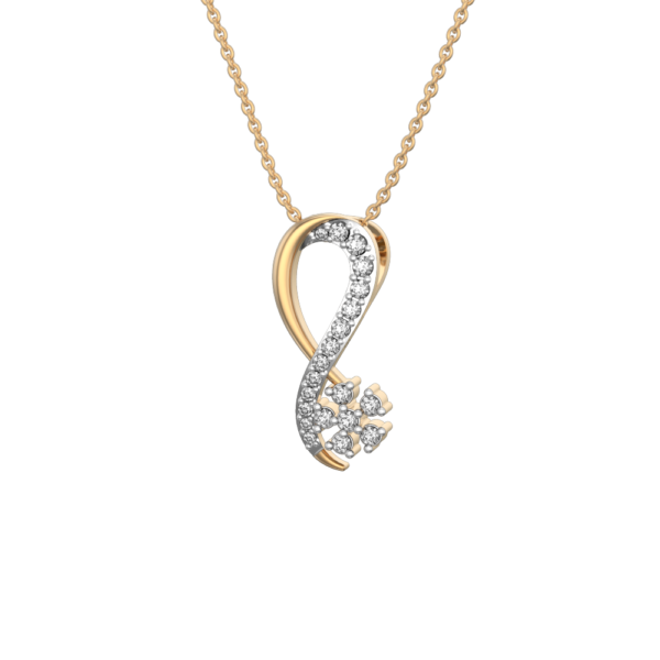 Merry Matilda Diamond Pendant made from VVS EF diamond quality with 0.26 carat diamonds