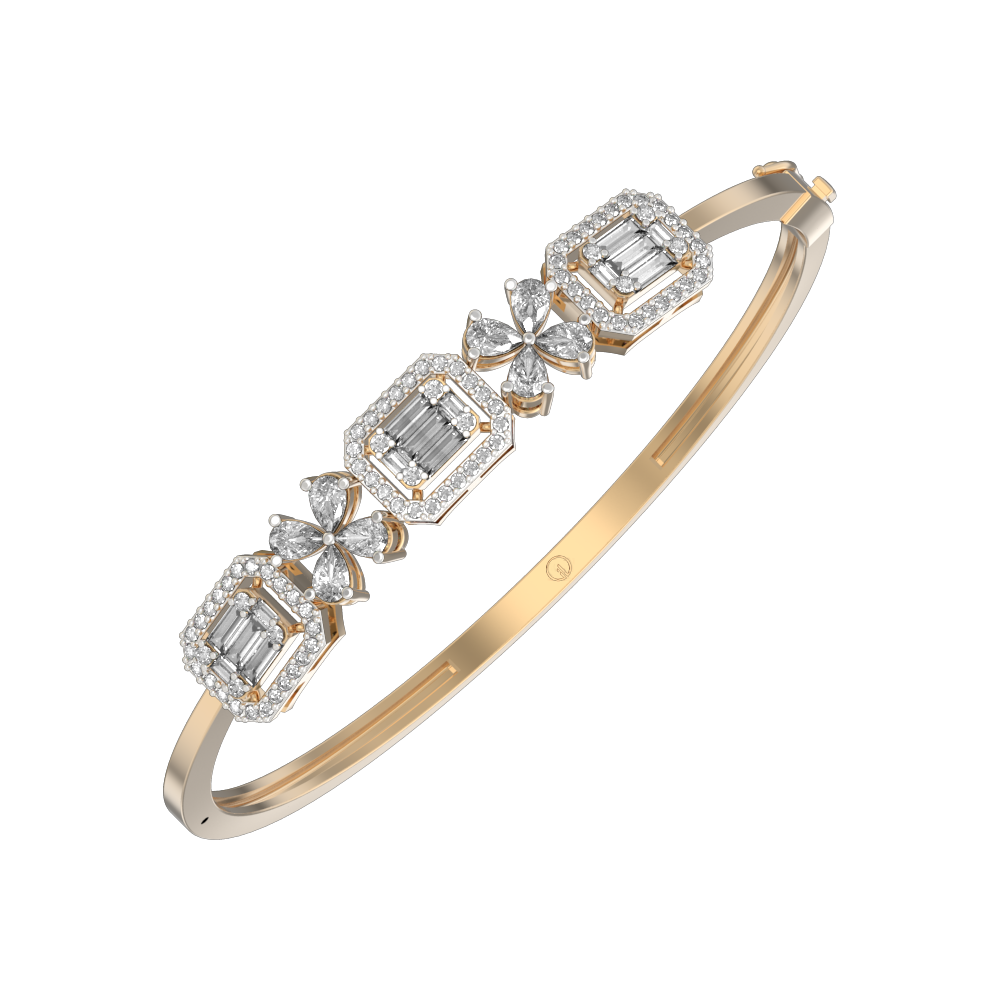 VVS EF Grade Ornate Contessa Diamond Bracelet with 2.08 carat diamonds