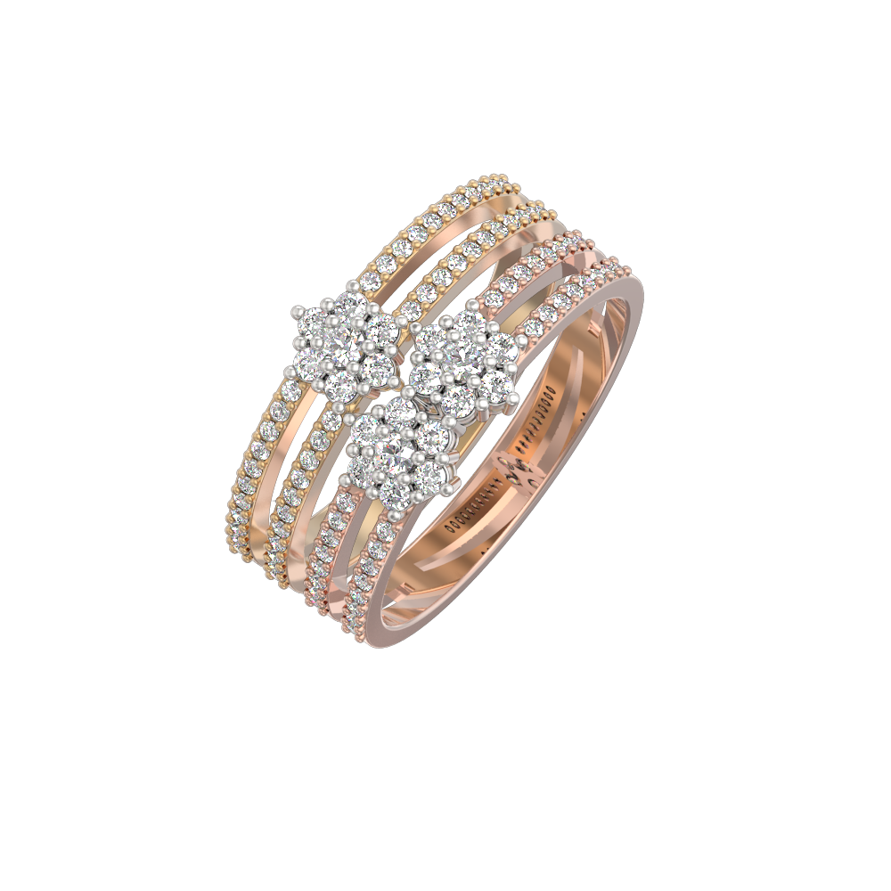 Plush Pleasure Diamond Ring made from VVS EF diamond quality with 0.66 carat diamonds