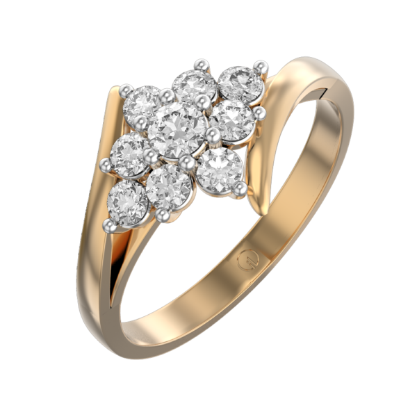 Princess Amelia Diamond Ring made from VVS EF diamond quality with 0.65 carat diamonds