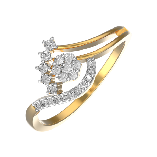 Pulchritudinous Princess Diamond Ring made from VVS EF diamond quality with 0.35 carat diamonds