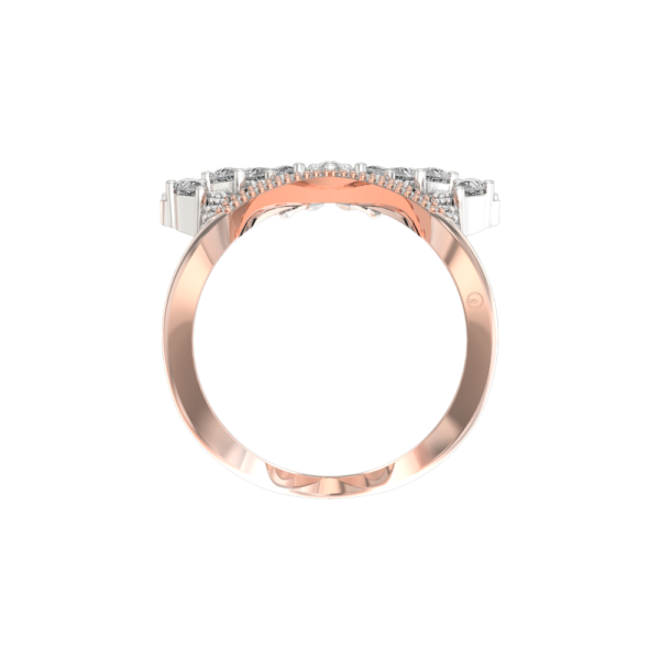 An additional view of the Ravishing Rupture Diamond Vanki Ring