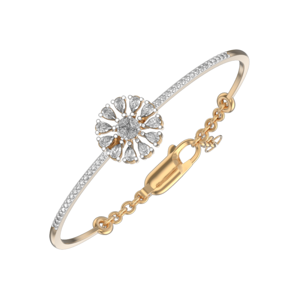 VVS EF Grade Sol Splendour Diamond Bracelet with 1.37 carat diamonds
