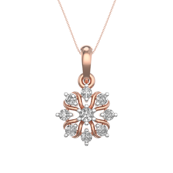 View of the Starlit Wonder Diamond Pendant in close up