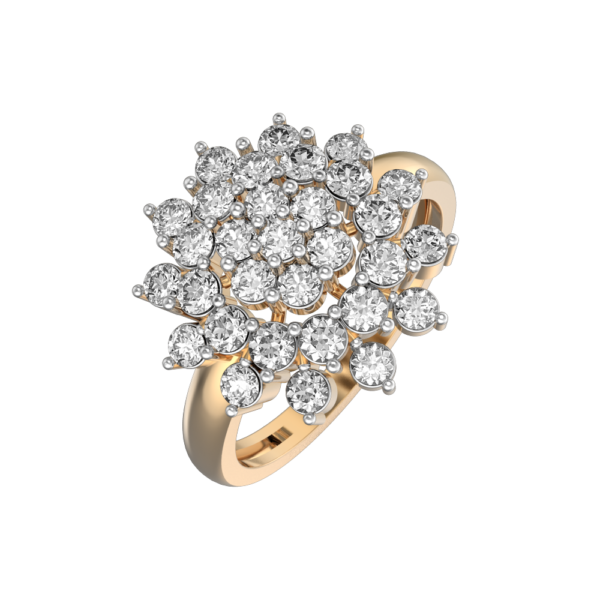 Transcendental Titania Diamond Ring made from VVS EF diamond quality with 1.4 carat diamonds