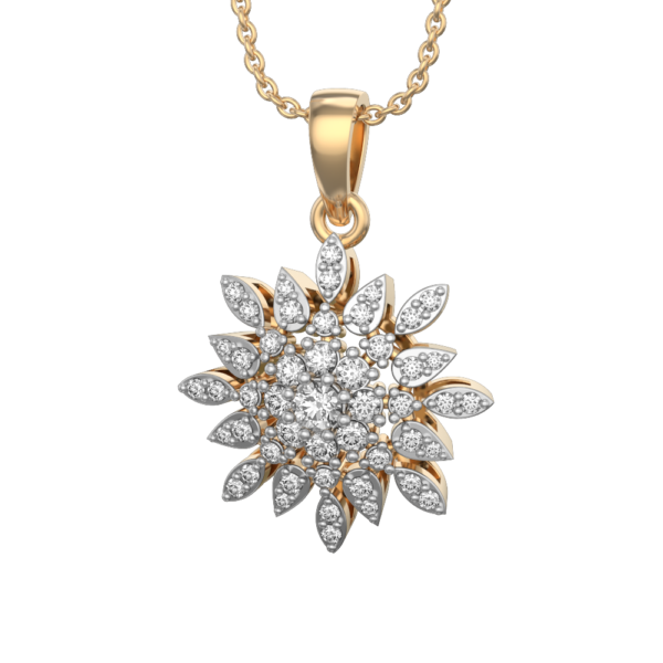 VVS EF Grade Wish upon a Star Diamond Pendant with 0.59 carat diamonds