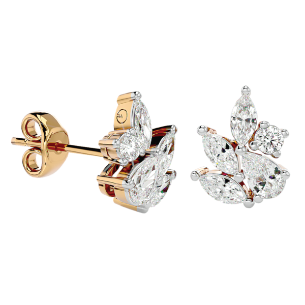 VVS EF Grade Chimerical Cherub Diamond Earrings with 0.92 carat diamonds