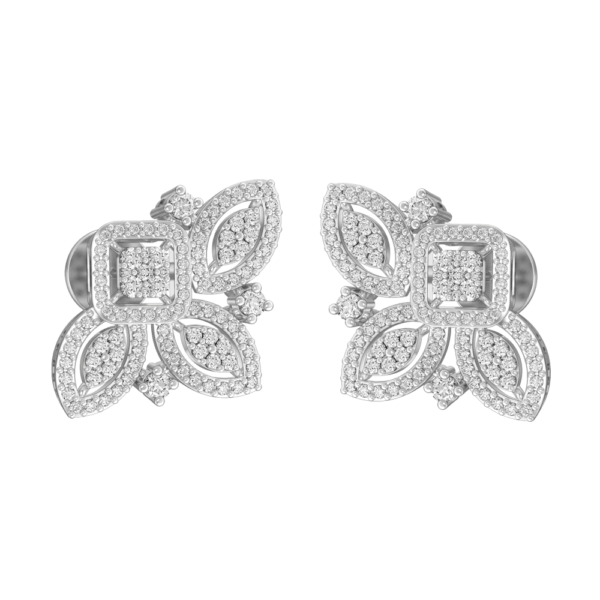 Effulgent Dreams Diamond Earrings made from VVS EF diamond quality with 1.27 carat diamonds