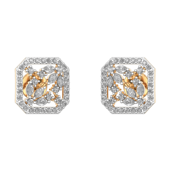 Elegant Dailywear Diamond Earrings made from VVS EF diamond quality with 1.16 carat diamonds