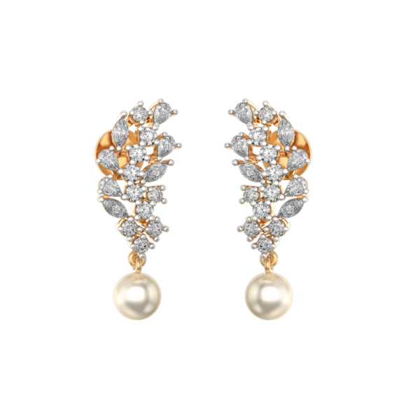 VVS EF Grade Enticing Expressions Diamond Earrings with 2.08 carat diamonds