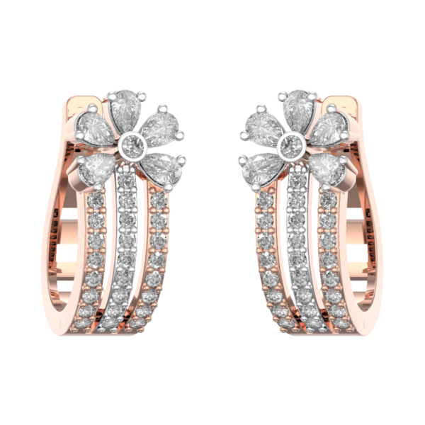 Gracious Dazzle Diamond Earrings made from VVS EF diamond quality with 0.72 carat diamonds