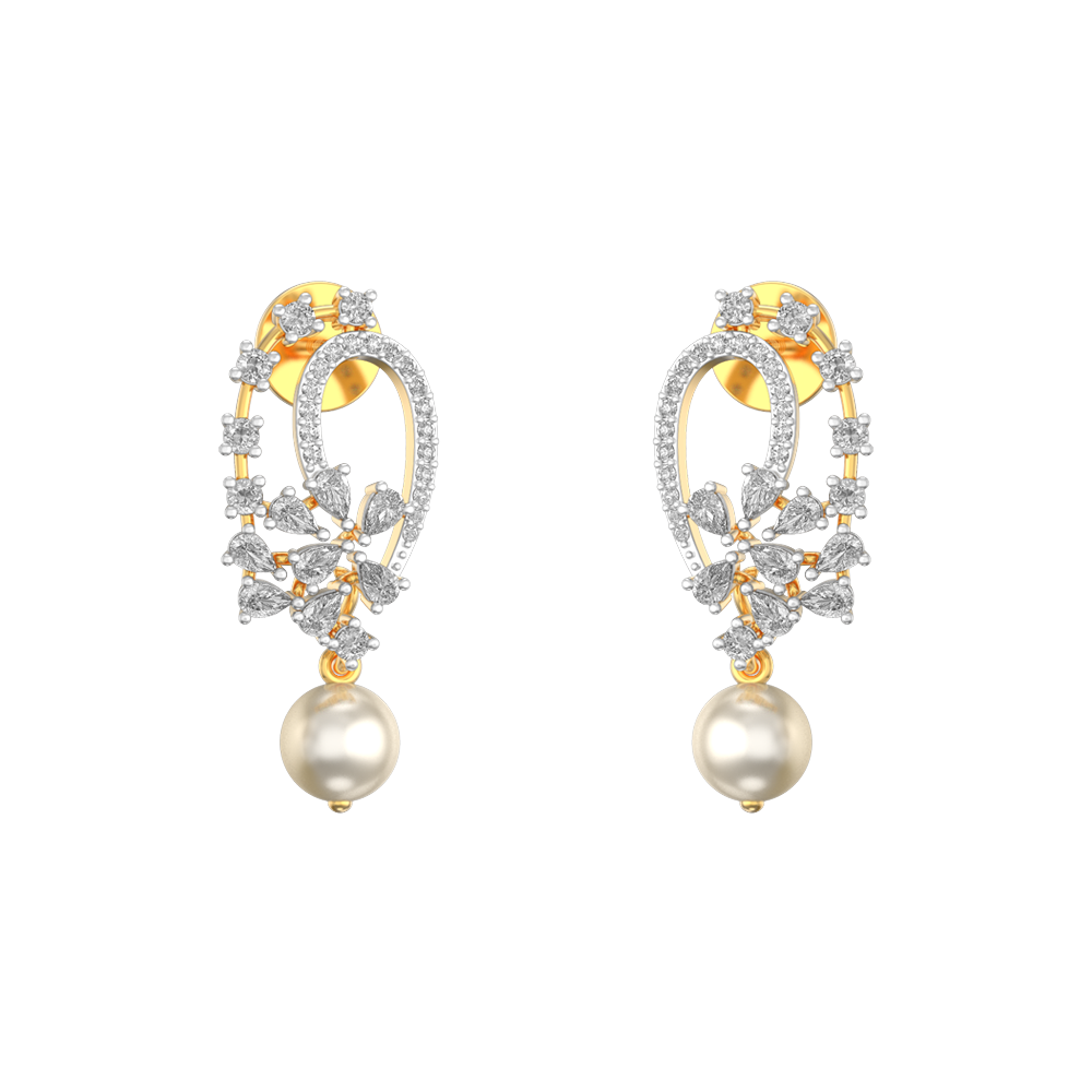 Heavenly Sparkles Diamond Earrings made from VVS EF diamond quality with 0.85 carat diamonds