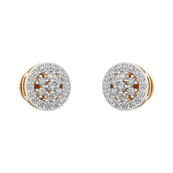 Moonlit Midnight Diamond Earrings made from VVS EF diamond quality with 0.37 carat diamonds