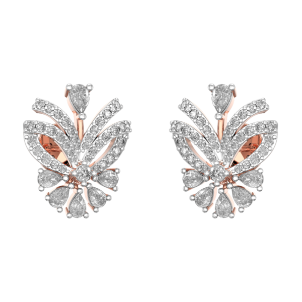 Ravishing Dailywear Diamond Earrings made from VVS EF diamond quality with 1.24 carat diamonds