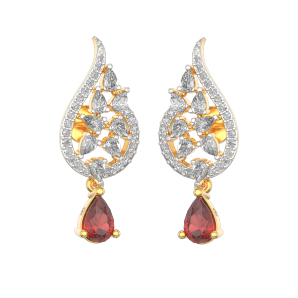 Ravishing Splendour Diamond Earrings made from VVS EF diamond quality with 1.04 carat diamonds