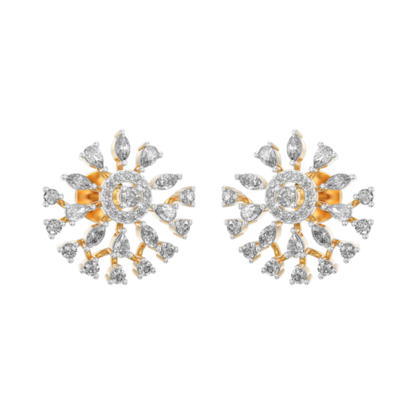 Regal Archduchess Diamond Earrings made from VVS EF diamond quality with 1.11 carat diamonds