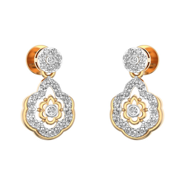 Resplendent Beauty Diamond Earrings made from VVS EF diamond quality with 0.45 carat diamonds