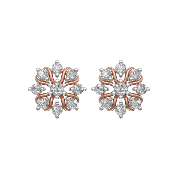 View of the Starlit Wonder Diamond Earrings in close up