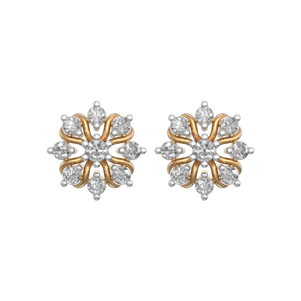View of the Starlit Wonder Diamond Earrings in close up