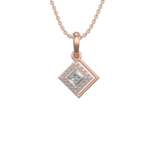 View of the 0.25 ct Dreamy Delights Solitaire Diamond Pendant in close up