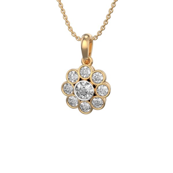 0.25 ct Ellina Solitaire Diamond Pendant made from VVS EF diamond quality with 0.83 carat diamonds