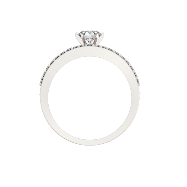 An additional view of the 0.30 Ct Charming Credence Solitaire Diamond Engagement Ring