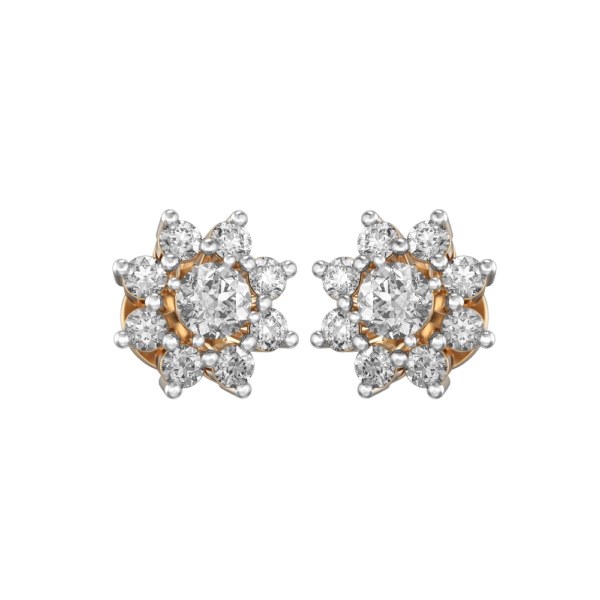 0.30 ct Amaranth Solitaire Diamond Earrings made from VVS EF diamond quality with 1.52 carat diamonds