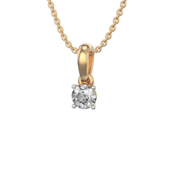 0.30 ct Ariyos Solitaire Diamond Pendant made from VVS EF diamond quality with 0.31 carat diamonds
